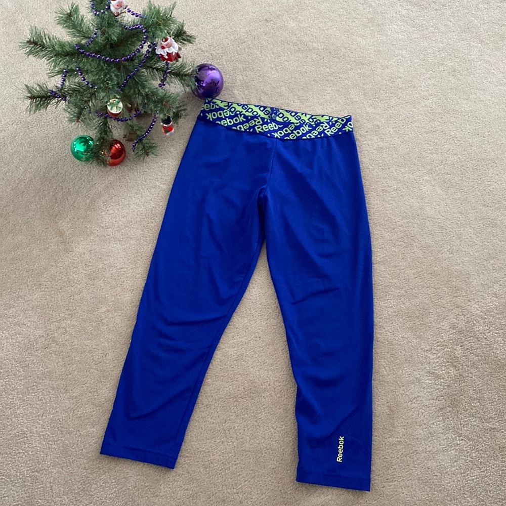 Reebok Women's Blue Performance Capri Pants